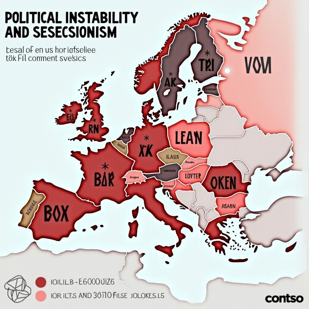 Mapas de Bosnia, Serbia, Kosovo con puntos calientes de conflicto y protestas