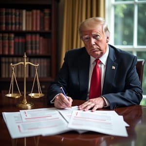 El presidente Trump firma órdenes ejecutivas en medio de incertidumbre legal, desequilibrando