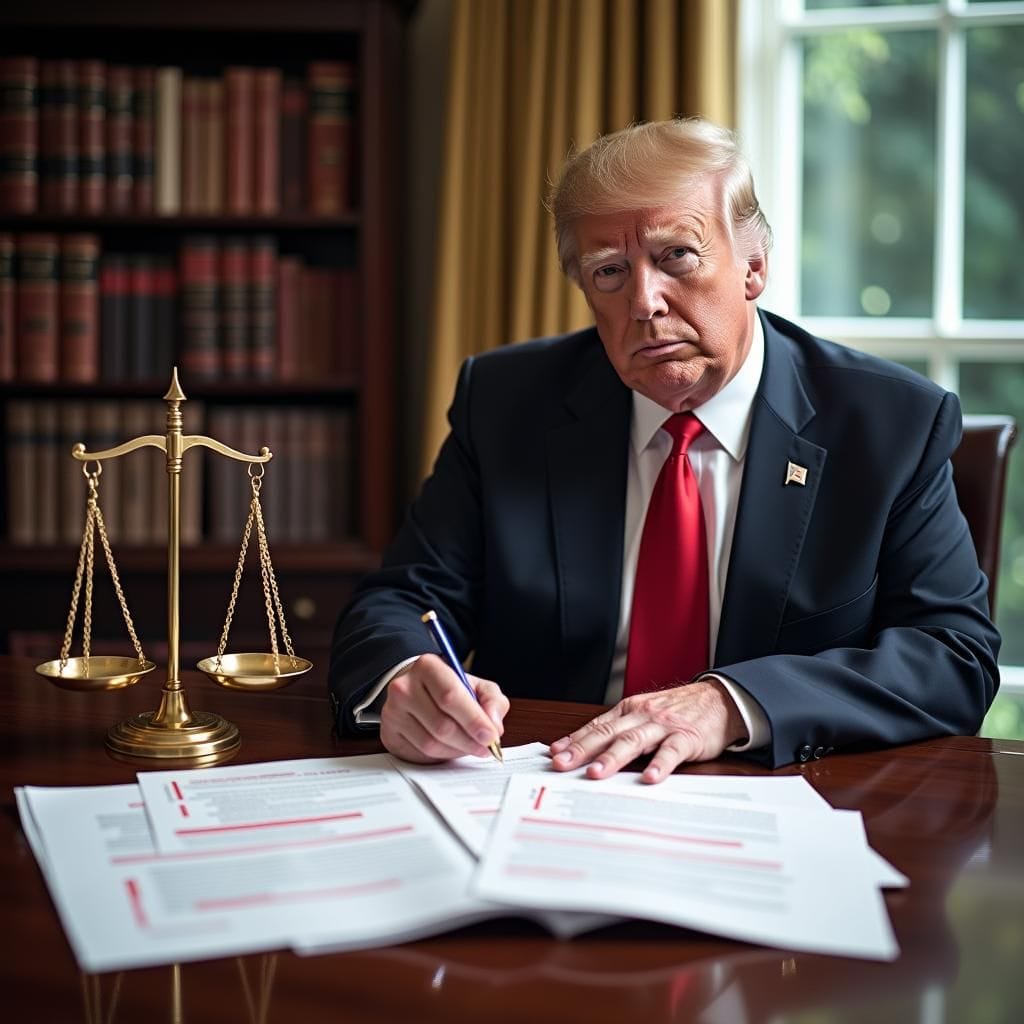 El presidente Trump firma órdenes ejecutivas en medio de incertidumbre legal, desequilibrando