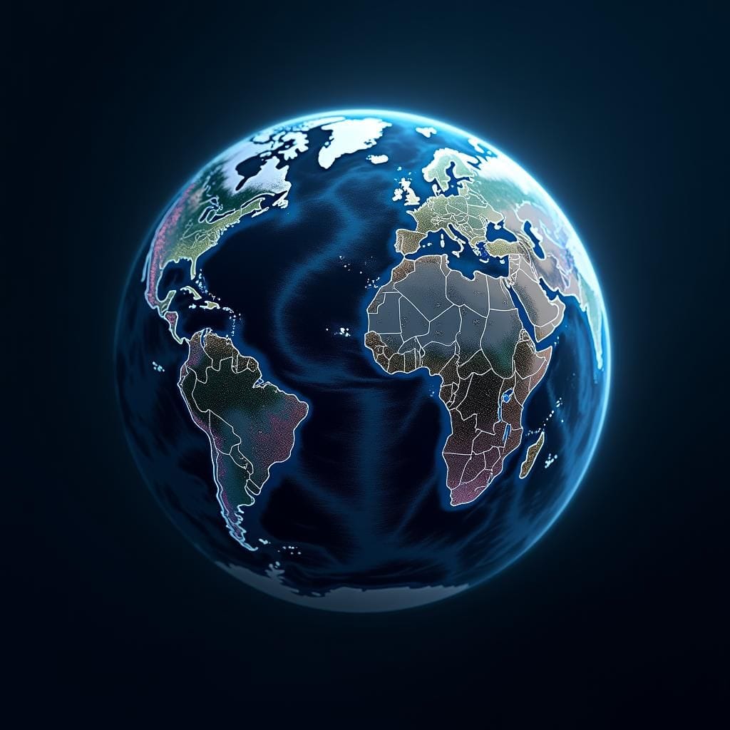 Un ordinateur quantique et un modèle d'IA avec la Terre dans