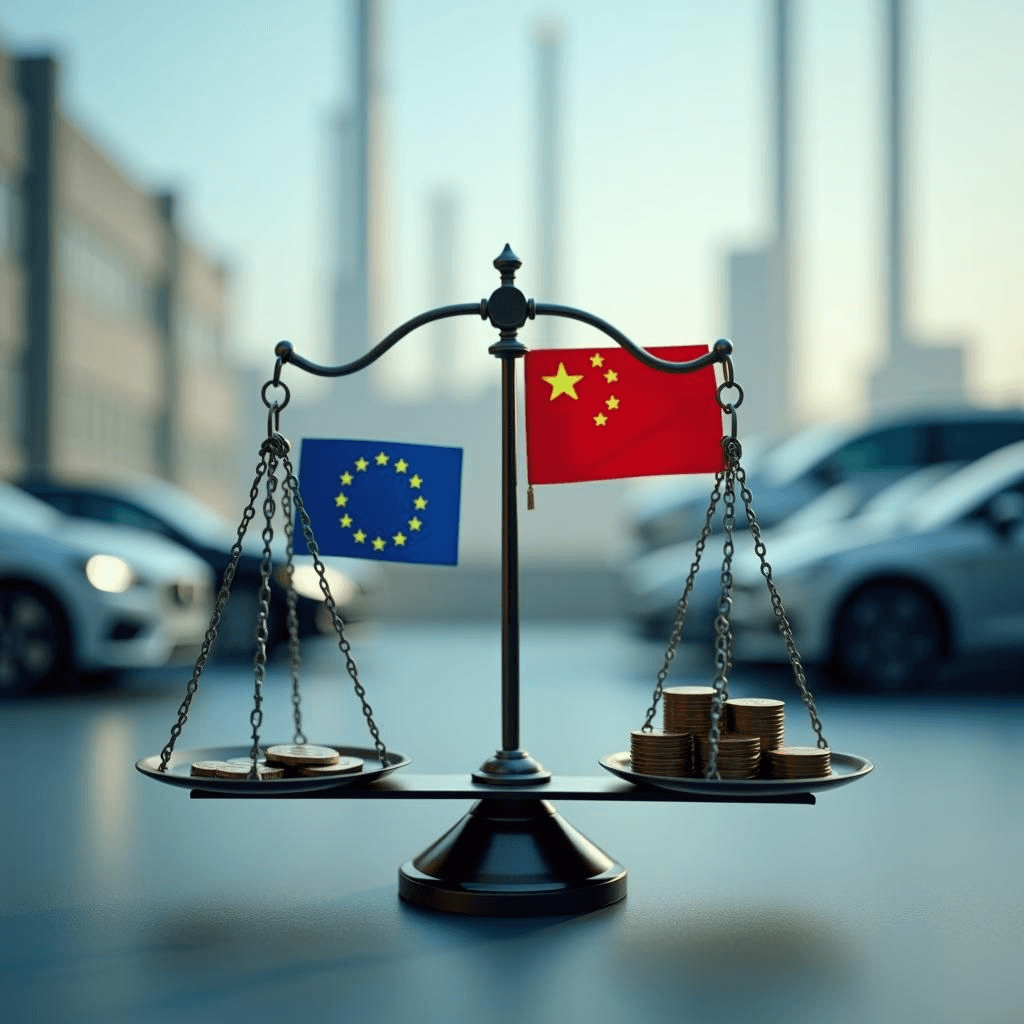 Investissements chinois vs règles de l'UE dans les usines d'automobiles électriques.
