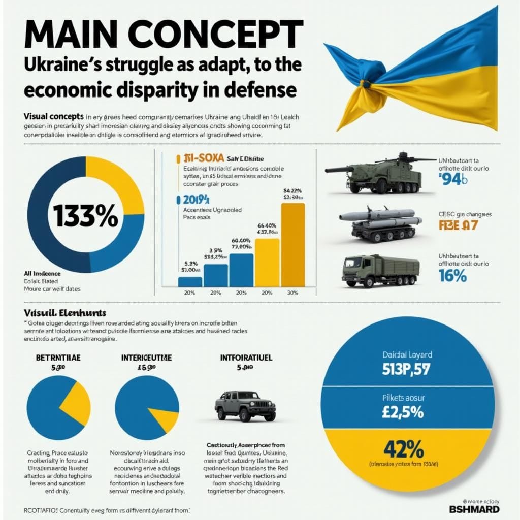 Comparaison des dépenses de défense ukrainiennes et russes, images de missiles Patriot, interception