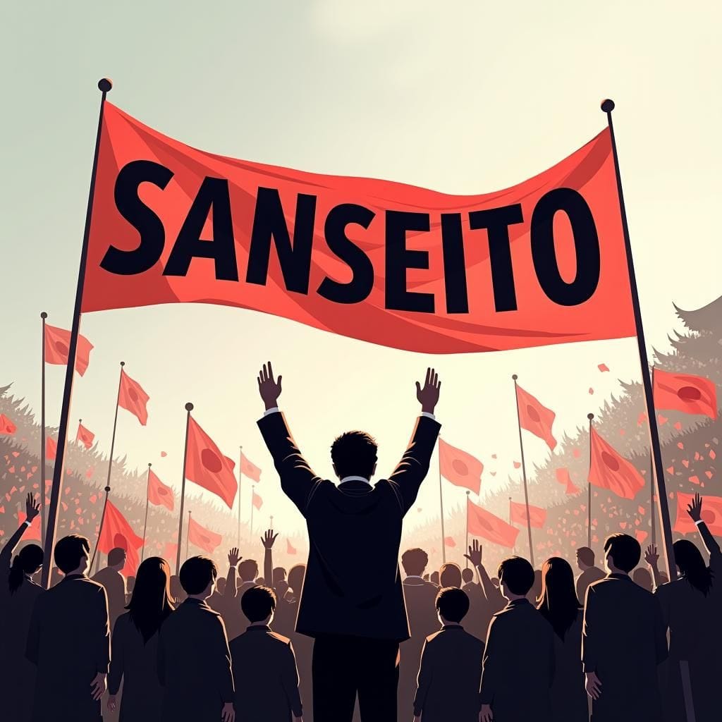 Partido Sanseito sube, apoyos nacionalistas, gráfico de elecciones
