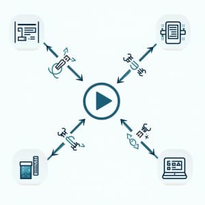 Diagrama de flujo de centralización de liquidaciones con beneficios netos de $700B para el mercado de Tesoro