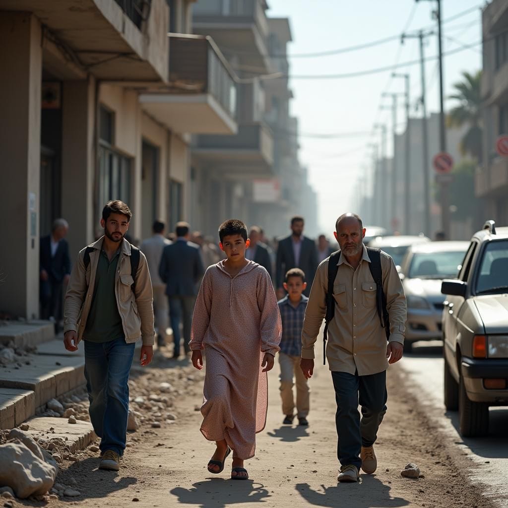 Niños, personal médico, edificios destruidos, civiles heridos en Gaza.