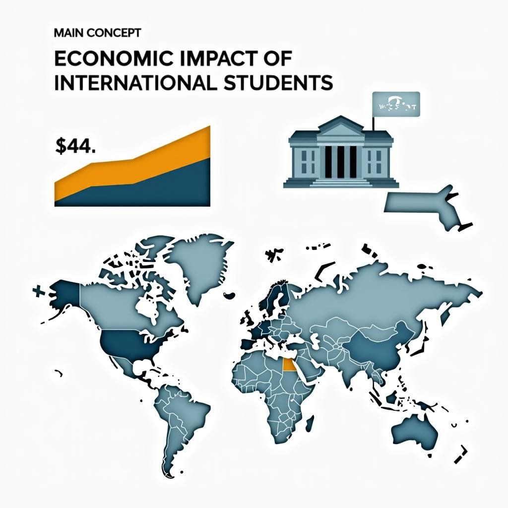Perte économique des étudiants internationaux : 44 milliards de dollars, Massachusetts, Washington D.C.