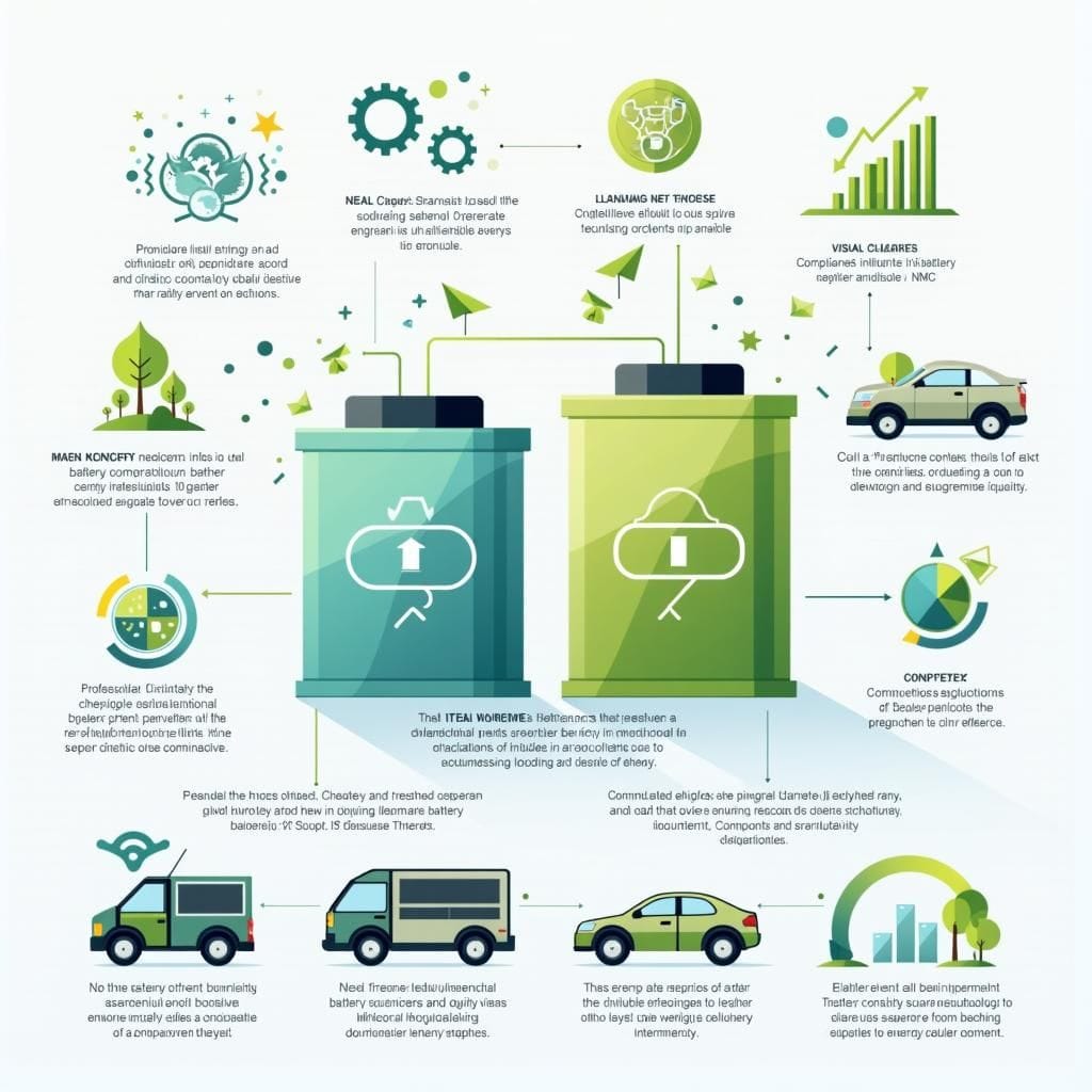 Diagrammes de chimie de la batterie, graphiques de coût-durabilité, taux d'adoption des vé