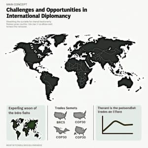 País miembro de BRICS, EE.UU., COP30 y desequilibrios comerciales