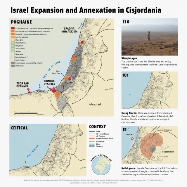 Mapas de la zona E1, sitios de construcción y corredor de Jerusalén-Ma'ale Adumim.
