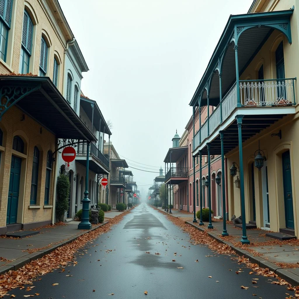 Daños causados por huracanes y esfuerzos de reconstrucción en Nueva Orleans.