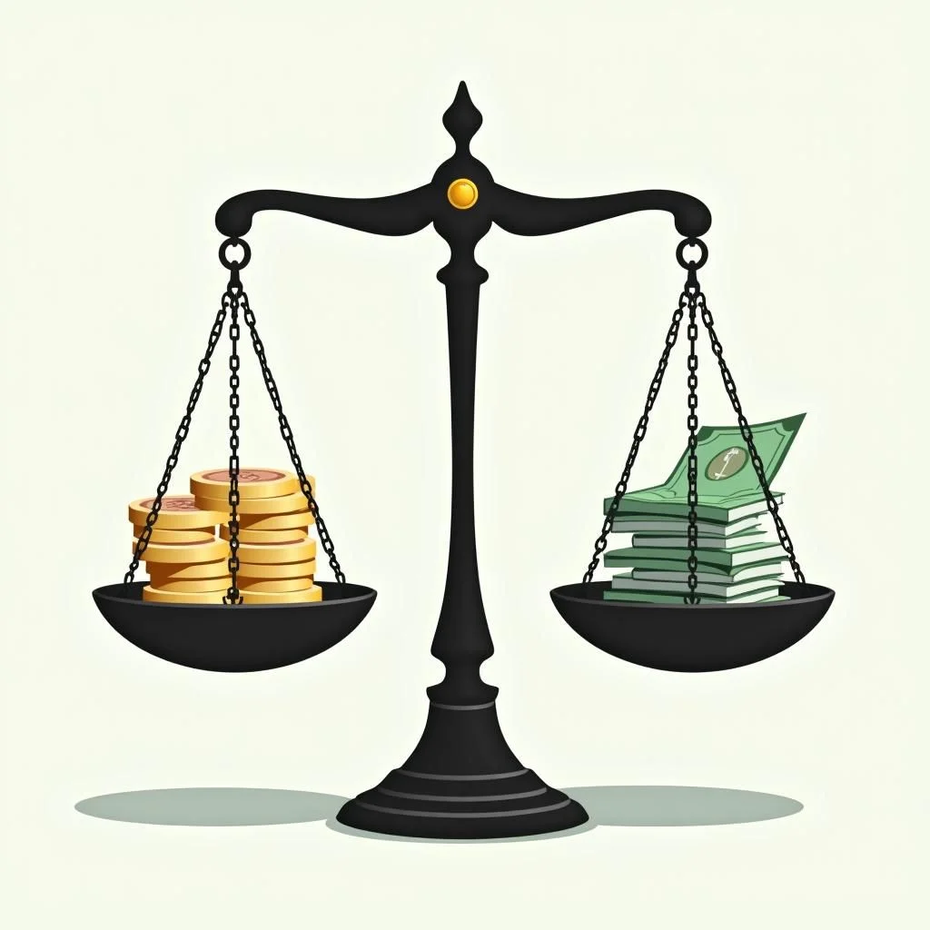 Scale showing benefits and drawbacks of OBBBA tax-credit scholarship program.
