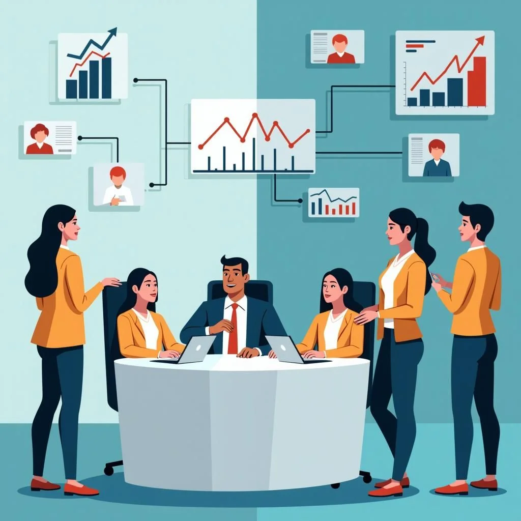Lideres tribales discuten datos para el crecimiento y desarrollo económico.