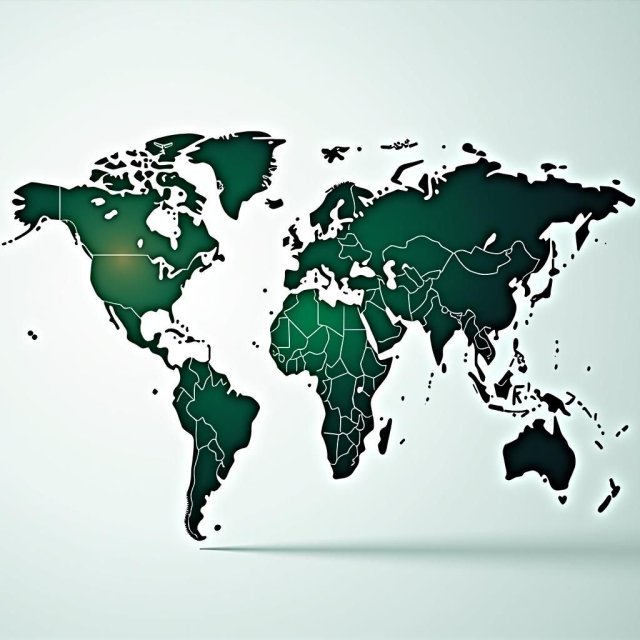 Gráficos y mapas mostrando proyecciones futuras para el desarrollo africano.