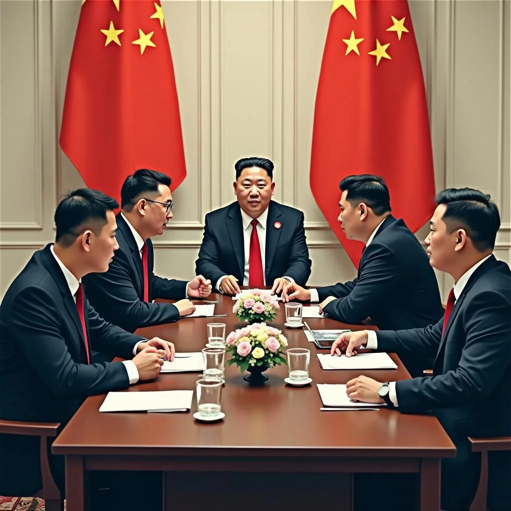 Kim Jong Un et les diplomates négocient les relations de la péninsule coréenne.