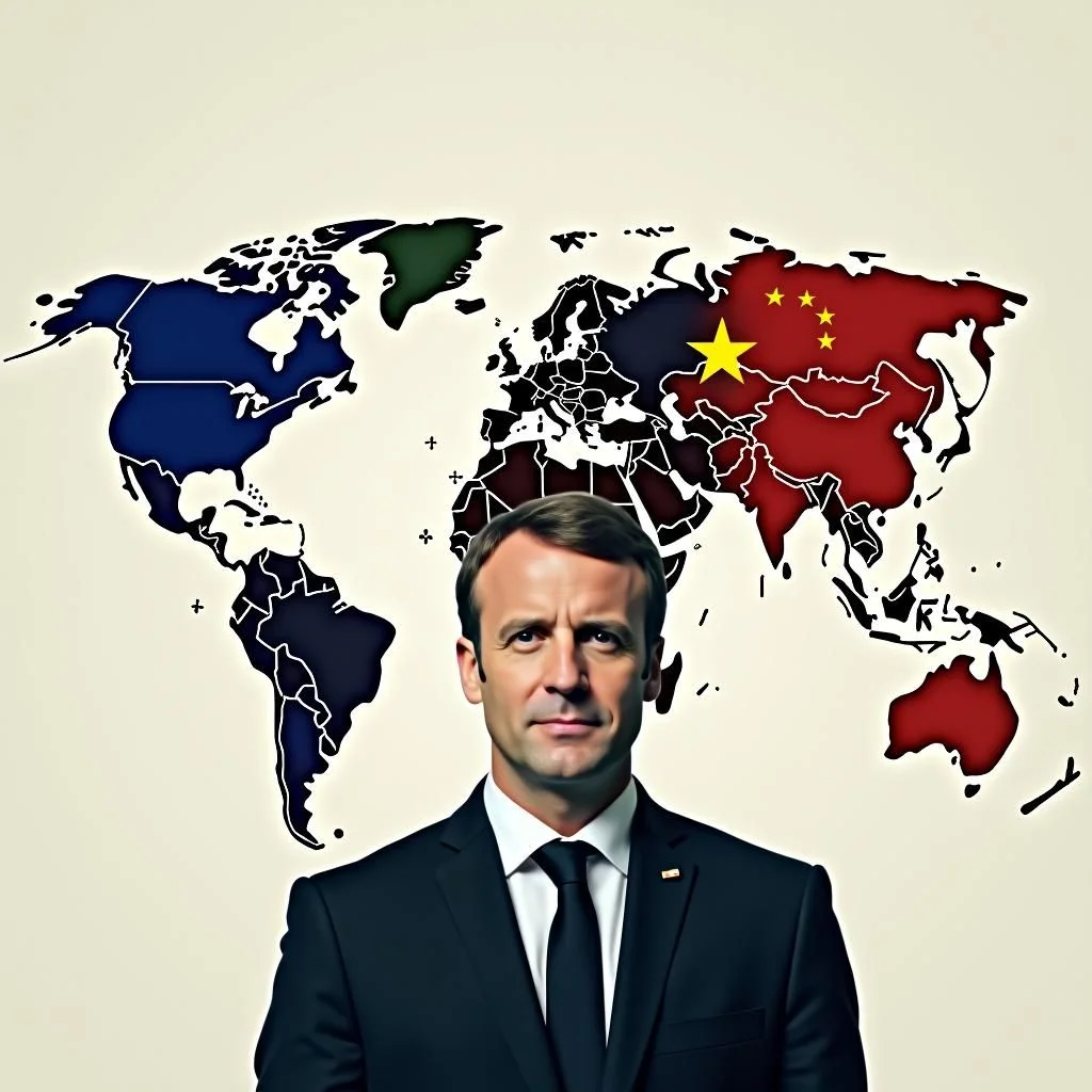 Banderas de Rusia, Irán y China junto con la cooperación de defensa europea