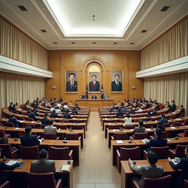 Paetongtarn Shinawatra y el Parlamento tailandés en medio de la legado de dinastía familiar.