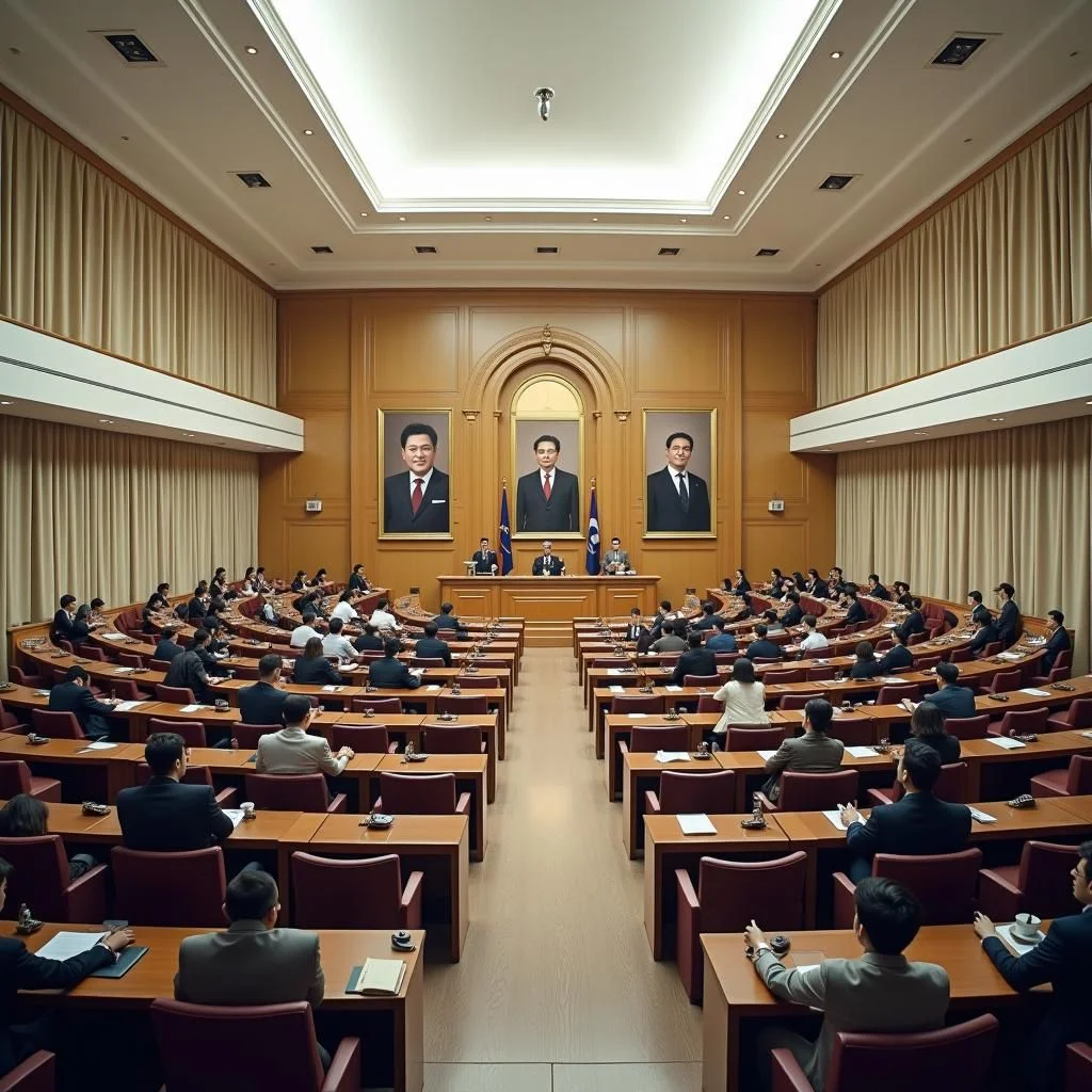 Paetongtarn Shinawatra et le Parlement thaïlandais au milieu de la légende de la dynastie familiale.