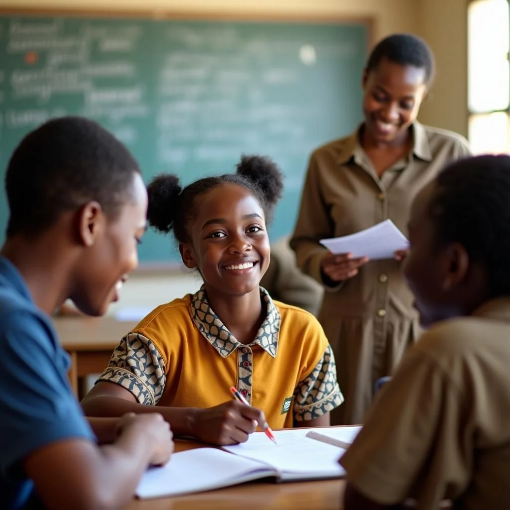 Aulas con representación de género igualitaria y entornos educativos inclusivos.