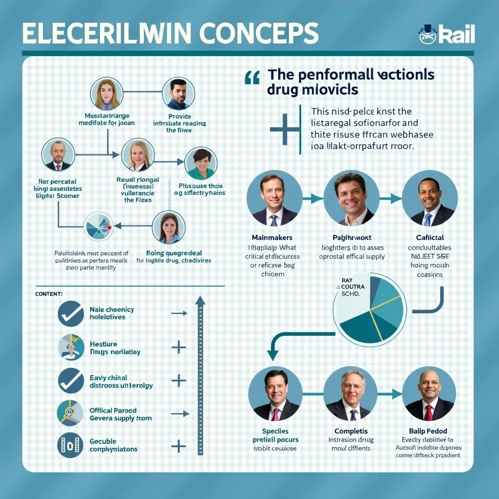 Un diagramme de flux présente les étapes pour donner la priorité aux chaînes d'approvisionnement de médicaments.