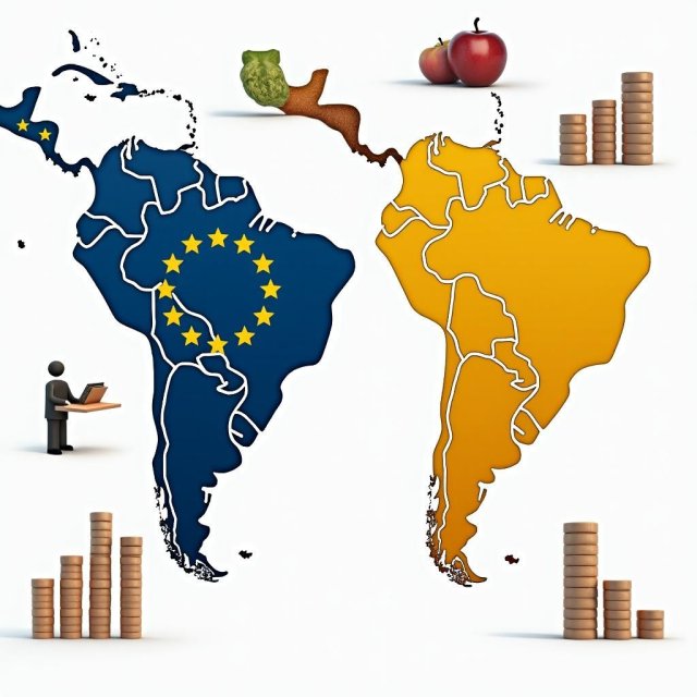 Los mapas y gráficos ilustran el impacto del acuerdo comercial EU-Mercosur.