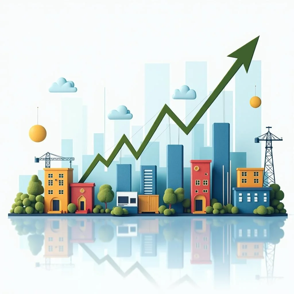 Les graphiques et les cartes illustrant la croissance économique et la résilience de la Lombardie.