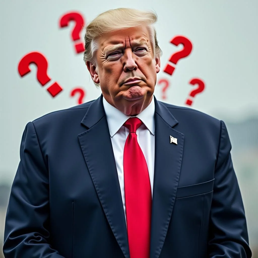 Donald Trump y aliados de la OTAN muestran expresiones inciertas.