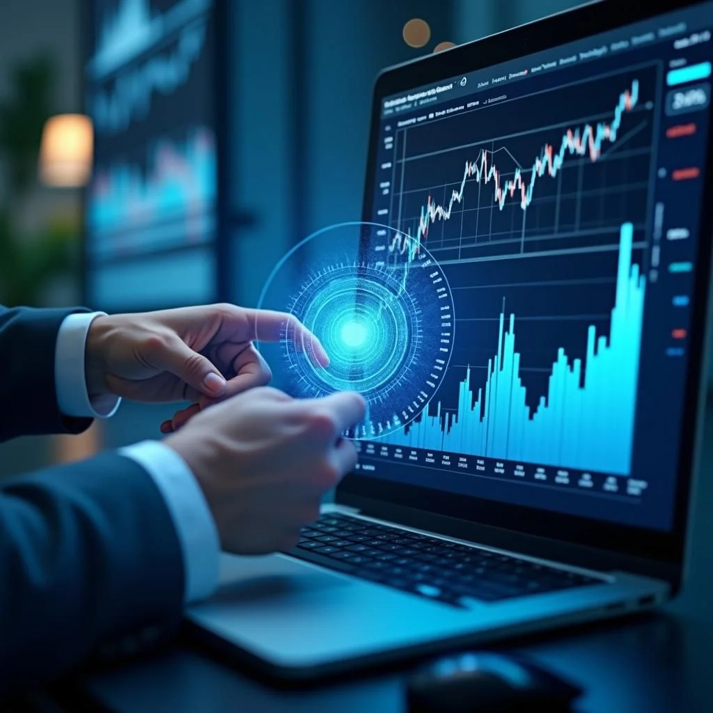 I dati finanziari visualizzati attraverso grafici e tabelle statistiche.