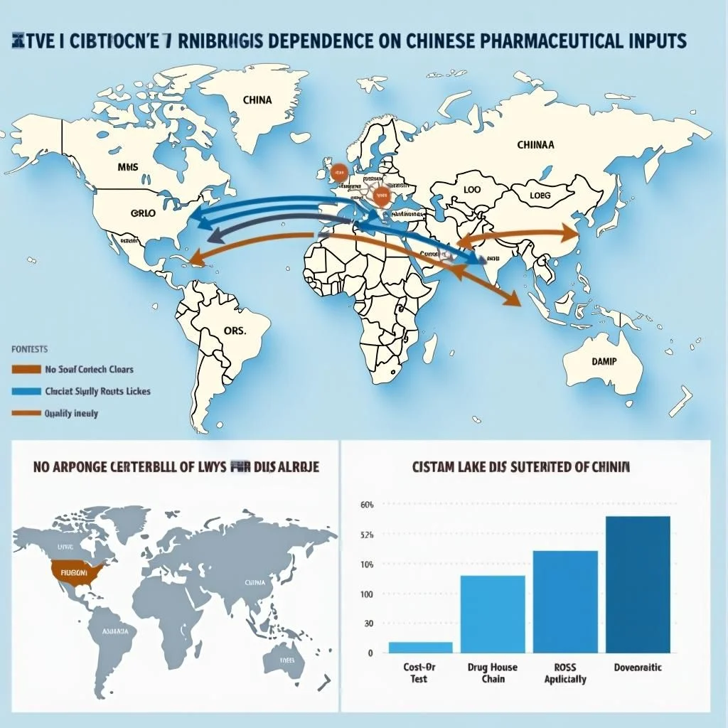 Un mappa globale della catena di fornitura che si diversifica lontano dalla Cina.