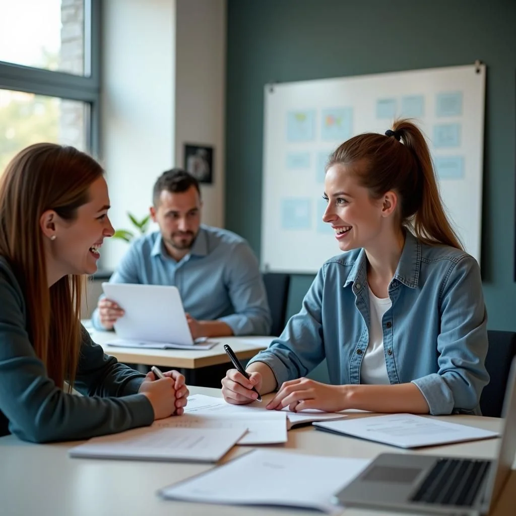 Les jeunes participent aux stages et aux milieux de travail réels.