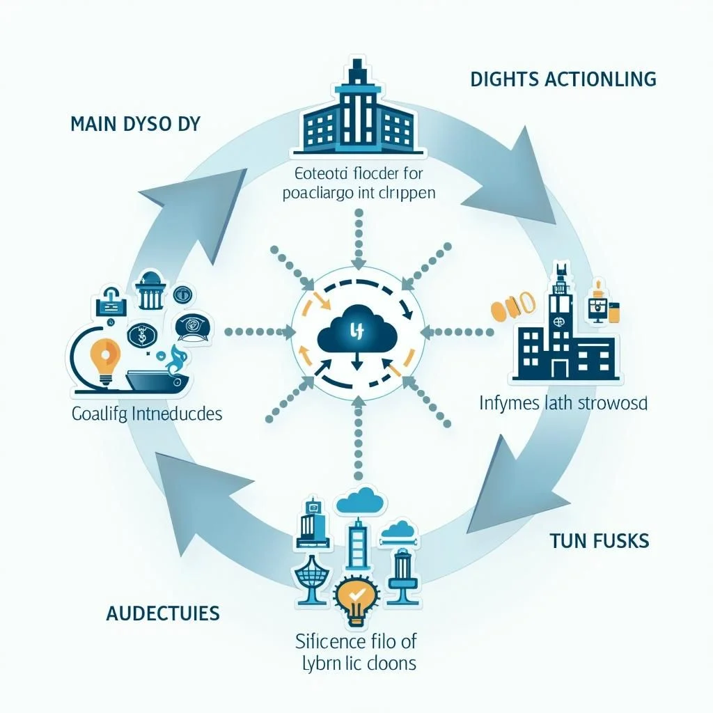 Des diagrammes de réseaux de fournisseurs diversifiés et des stratégies de résilience de l'infrastructure.