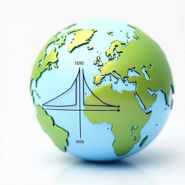 Una curva en forma de U invertida que muestra los umbrales de emisiones y ingresos a nivel global.