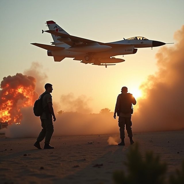 Aviones israelíes bombardean a líderes de Hamas en explosiones en Doha.