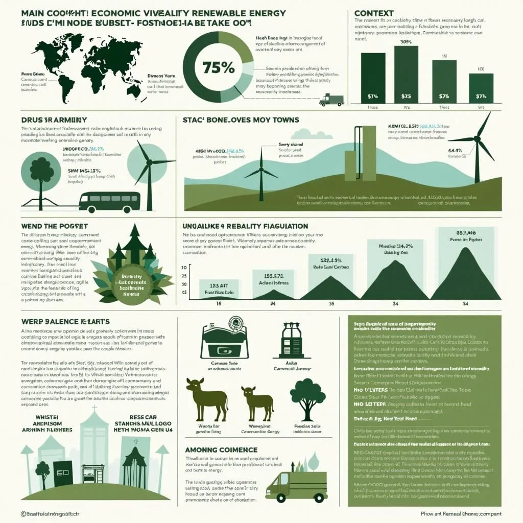 Les solutions d'énergie renouvelable mettent en évidence les économies de coûts et les avantages environnementaux.