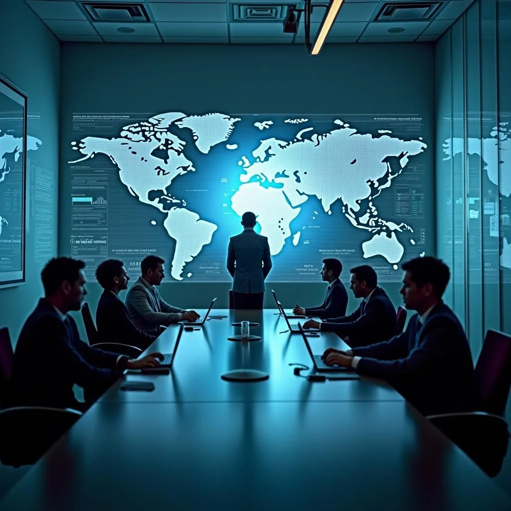 Las salas de juntas corporativas y los algoritmos de inteligencia artificial reemplazan a los trabajadores humanos.