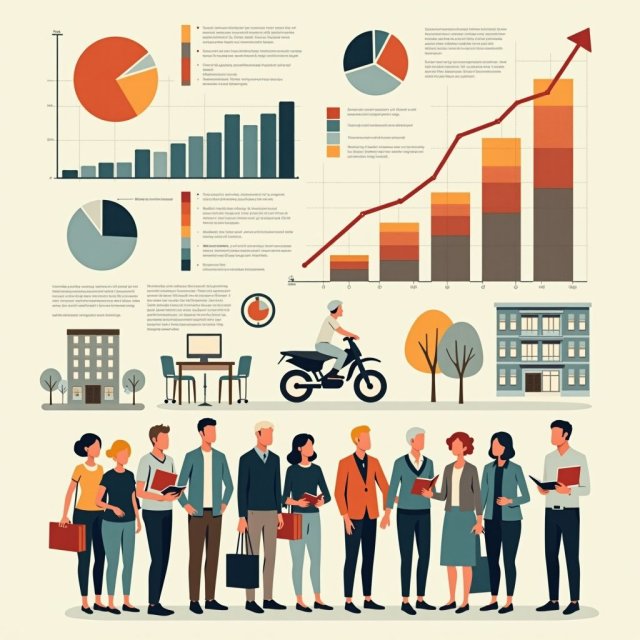 Los gráficos ilustran la población envejecida de Europa y la fuerza laboral inmigrante.