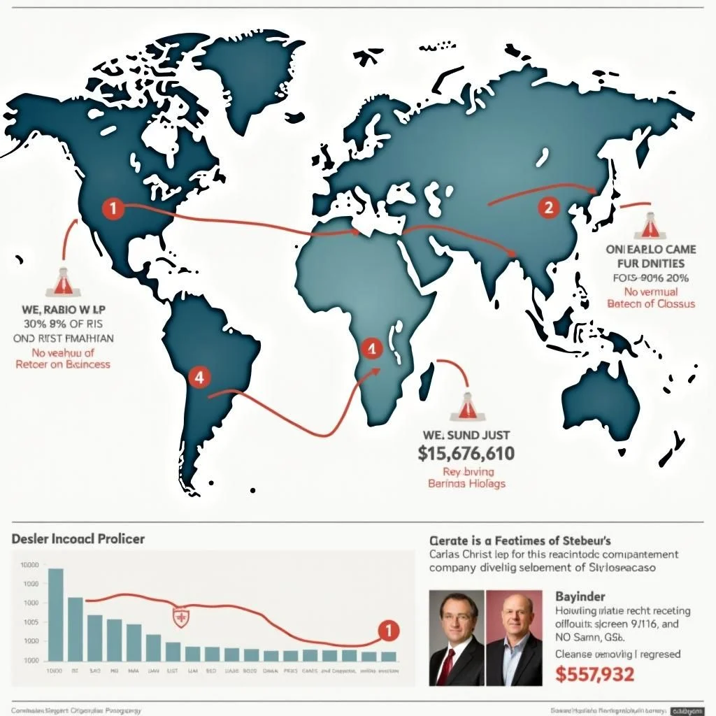 El mapa muestra la expansión y el declive subsiguiente de Steward Health Care.