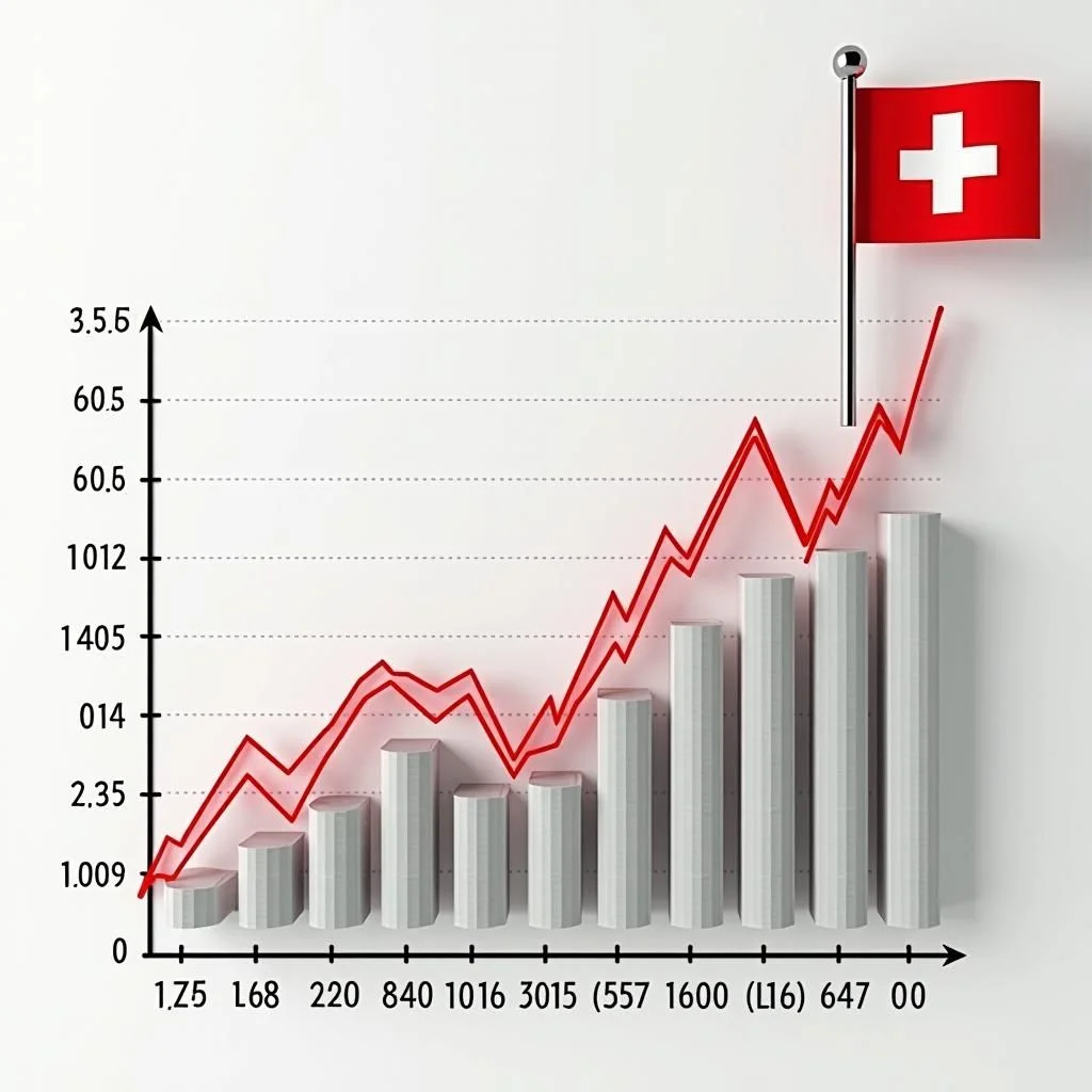 Las tasas de rendimiento de los bonos estadounidenses disminuyen al ascenso de Suiza como refugio seguro.