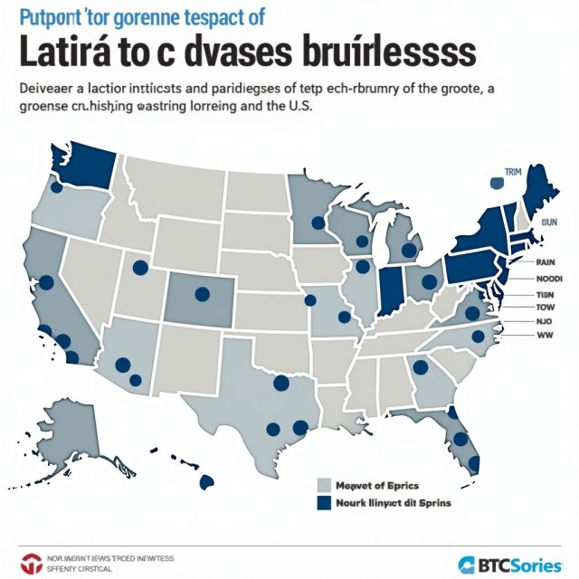 Los gráficos y mapas muestran el crecimiento de los negocios latinos y su impacto económico.