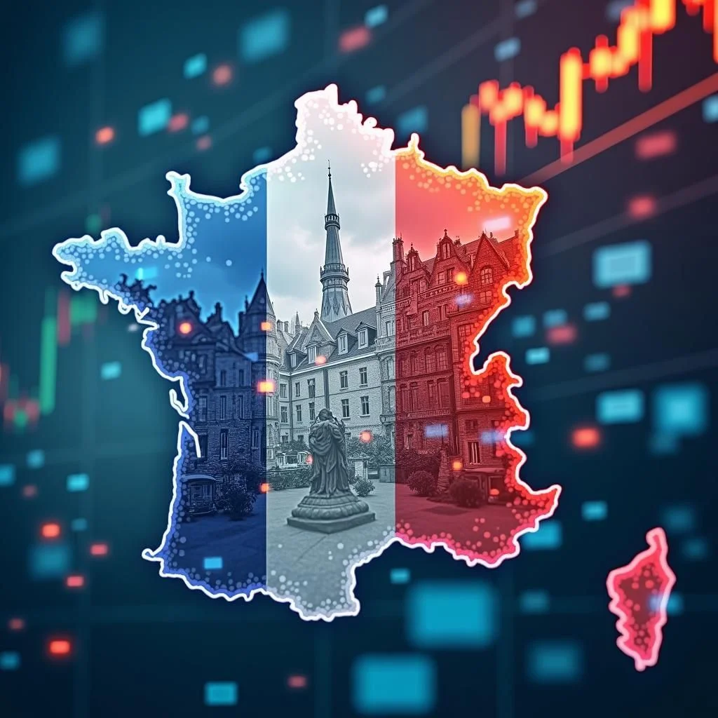 La inestabilidad económica de Francia y las reacciones del mercado internacional.