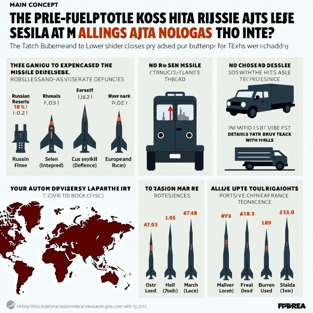 Infographiques comparant les défenses européennes aux taux de production de missiles russes.