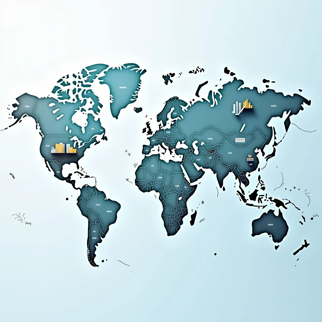 Crecimiento económico global y desarrollo regional dinámico.