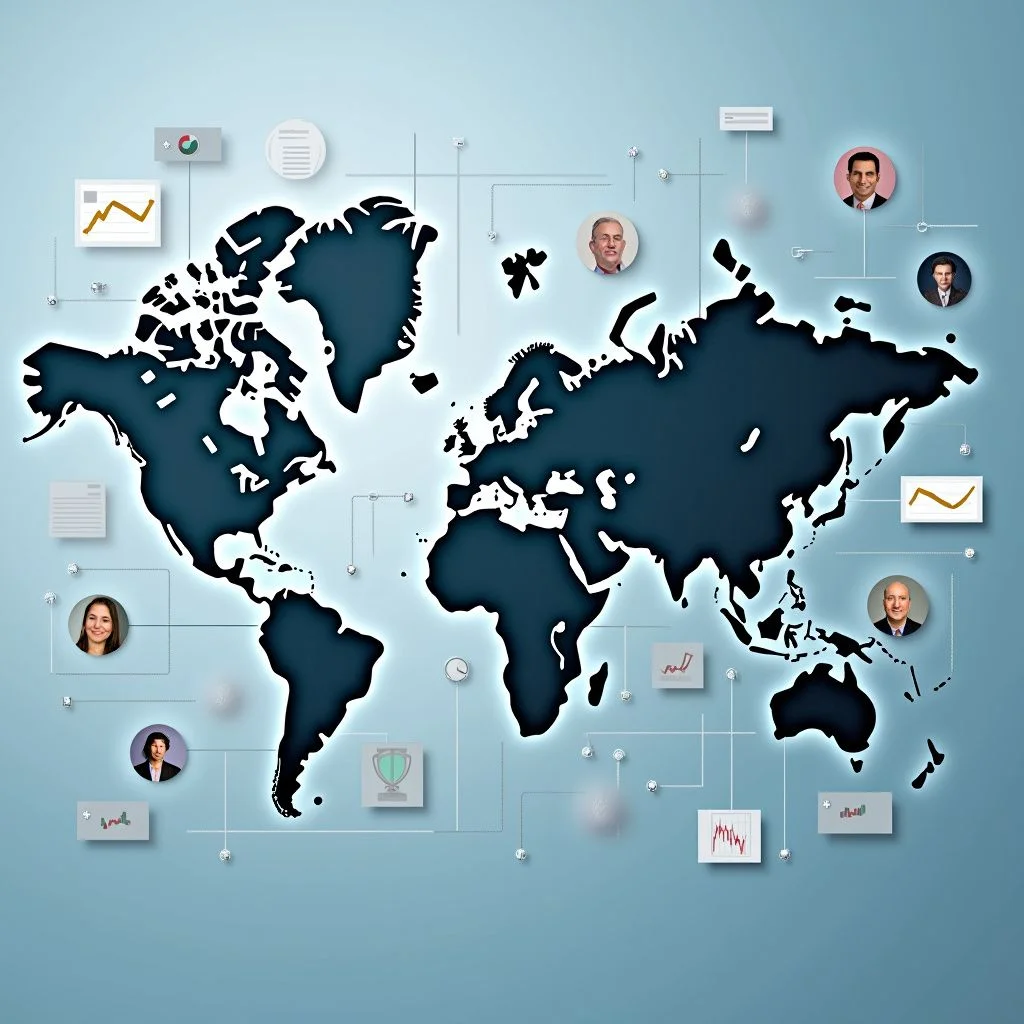 Iconos de la desestabilización, líderes y tendencias del mercado convergen a nivel global.