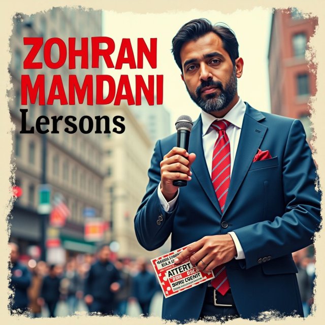 Zohran Mamdani campaña con números de encuesta en ascenso y voluntarios.