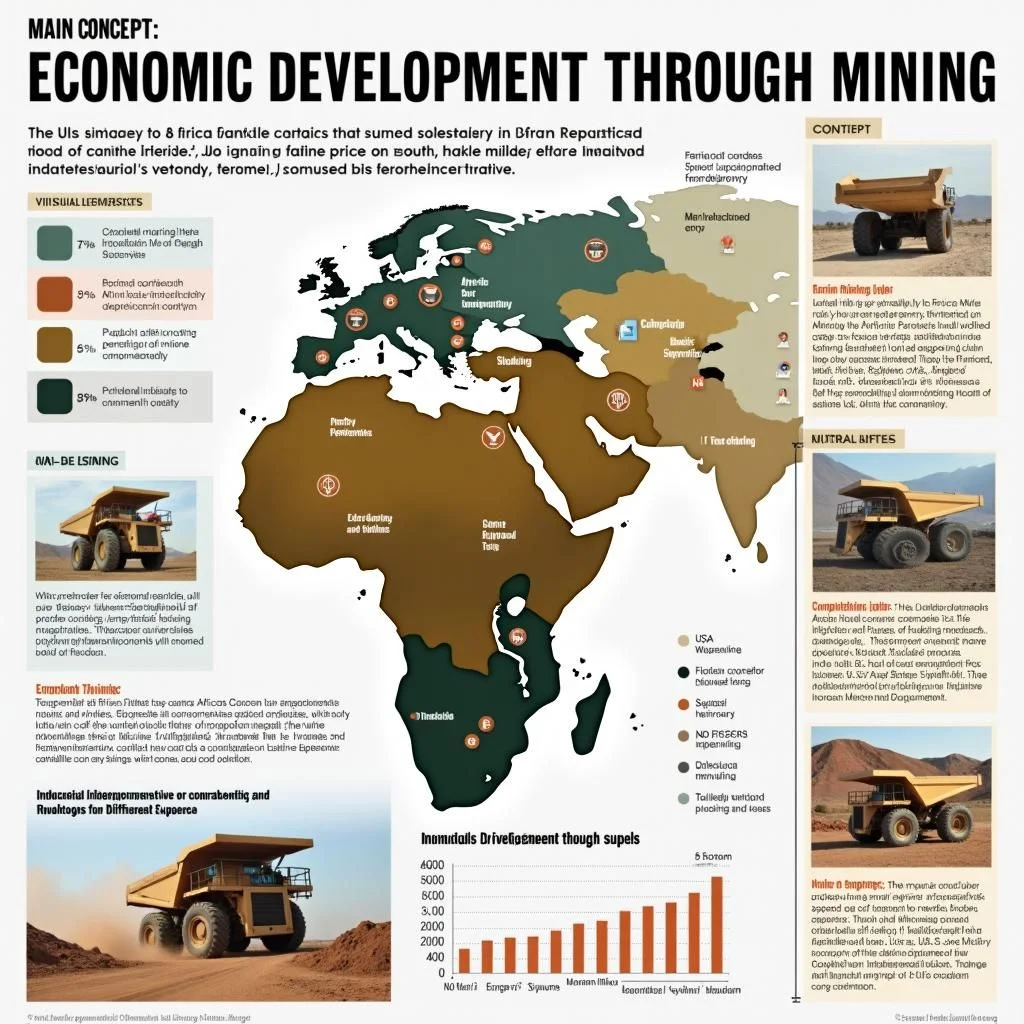 Les sites minières africains et les communautés connaissent une croissance économique.