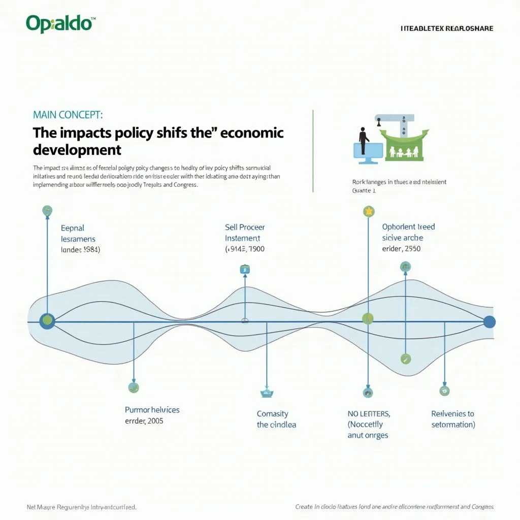 Chronologie des changements de politique fédérale et de leurs impacts économiques.