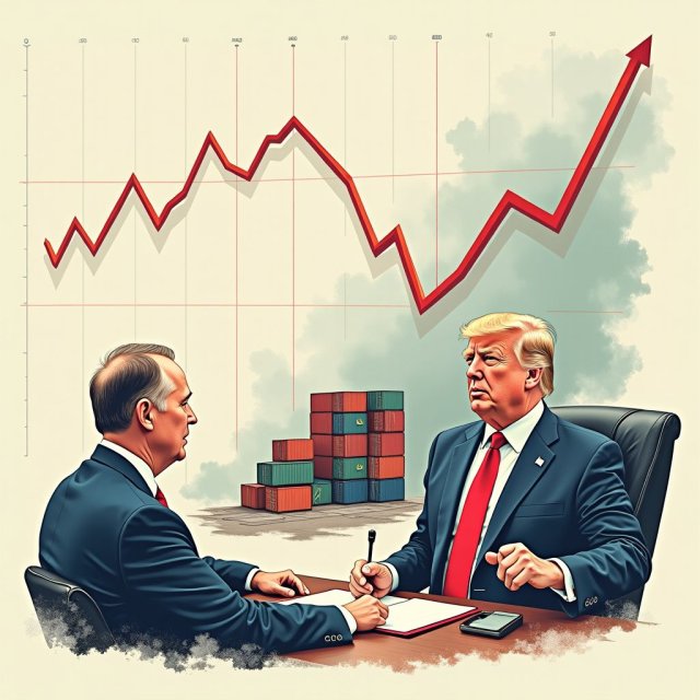 Un gráfico muestra que la influencia del WTO disminuye ante barreras comerciales.