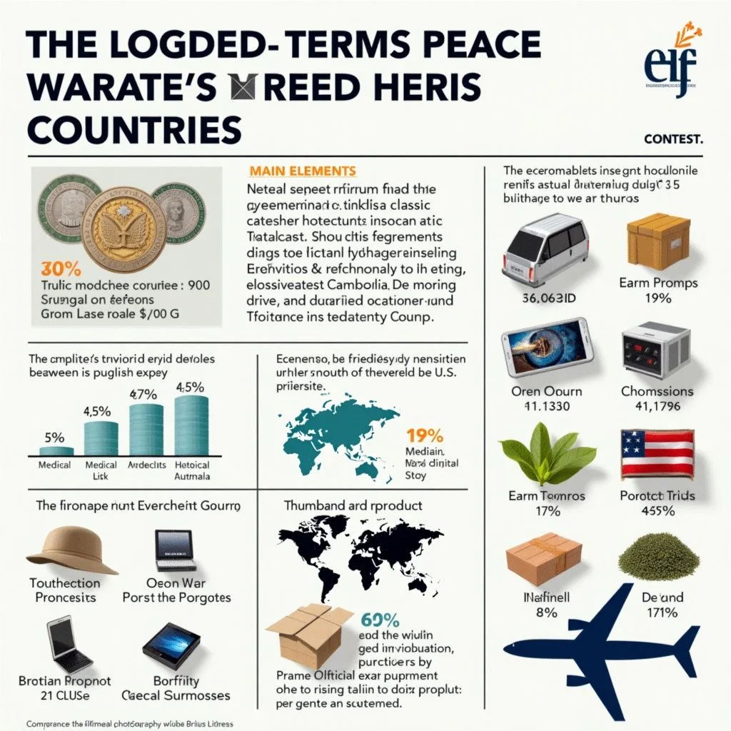 Les graphiques montrent les tarifs et les accords commerciaux sur diverses exportations.