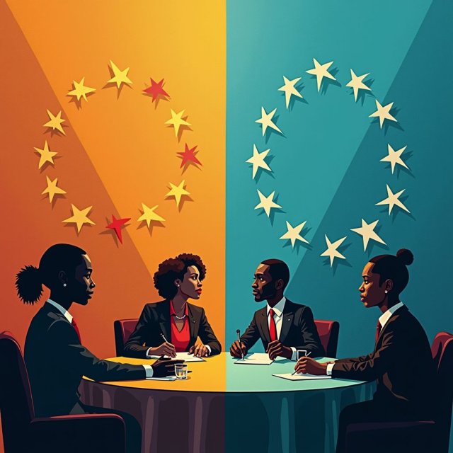 Declaraciones grandiosas del cumbre UE-AU y eventos laterales mal preparados.