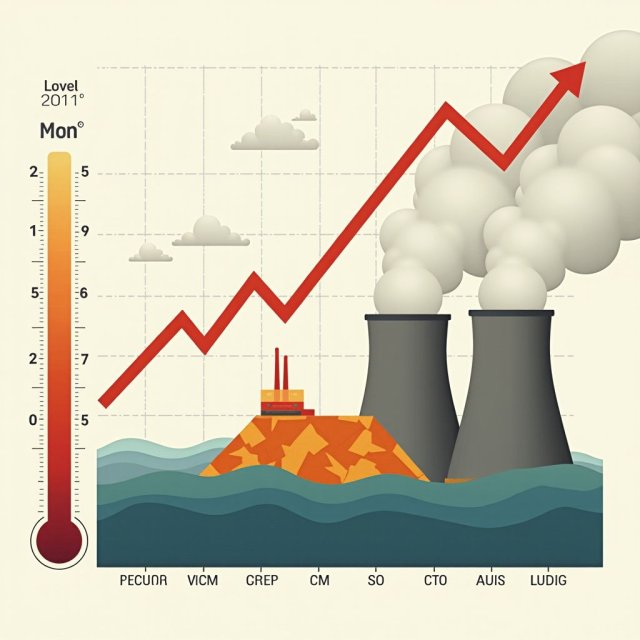 Las emisiones de combustibles fósiles siguen siendo altas a pesar de los objetivos climáticos globales.