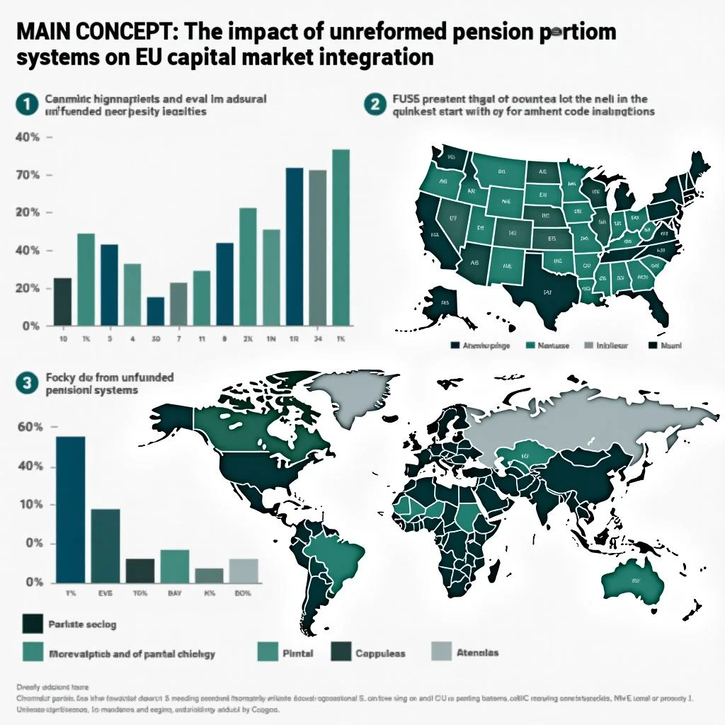 Los gráficos y mapas ilustran la fragmentación del sistema de pensiones de la UE.